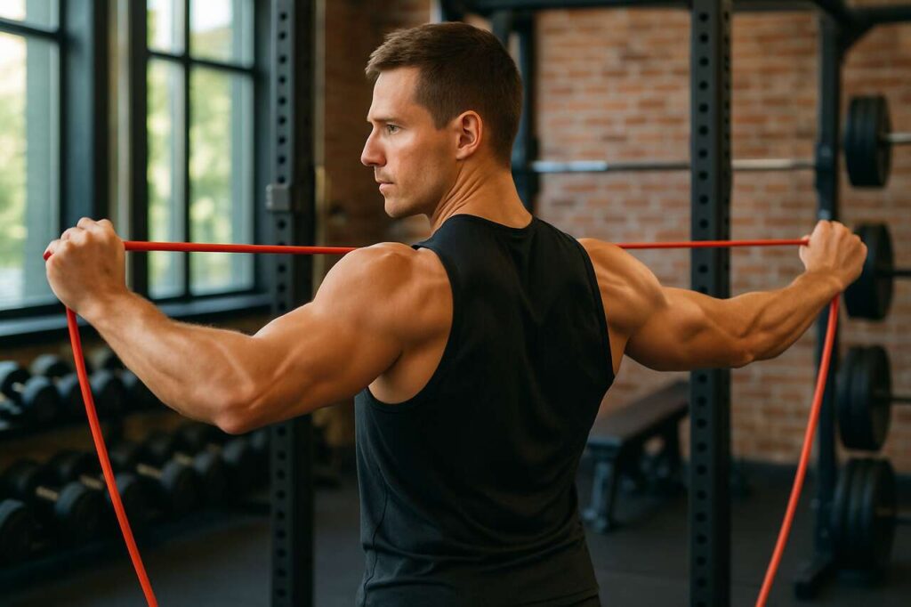 I tried doing banded pull-aparts every day to improve my posture—here are my results