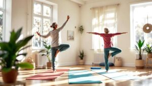 A yoga teacher says these three standing poses can dramatically improve stability in older adults